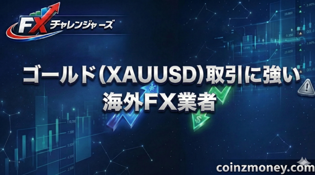 ゴールド（XAUUSD）取引に強い海外FX業者