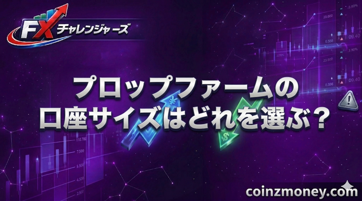 プロップファームの口座サイズはどれを選ぶ？