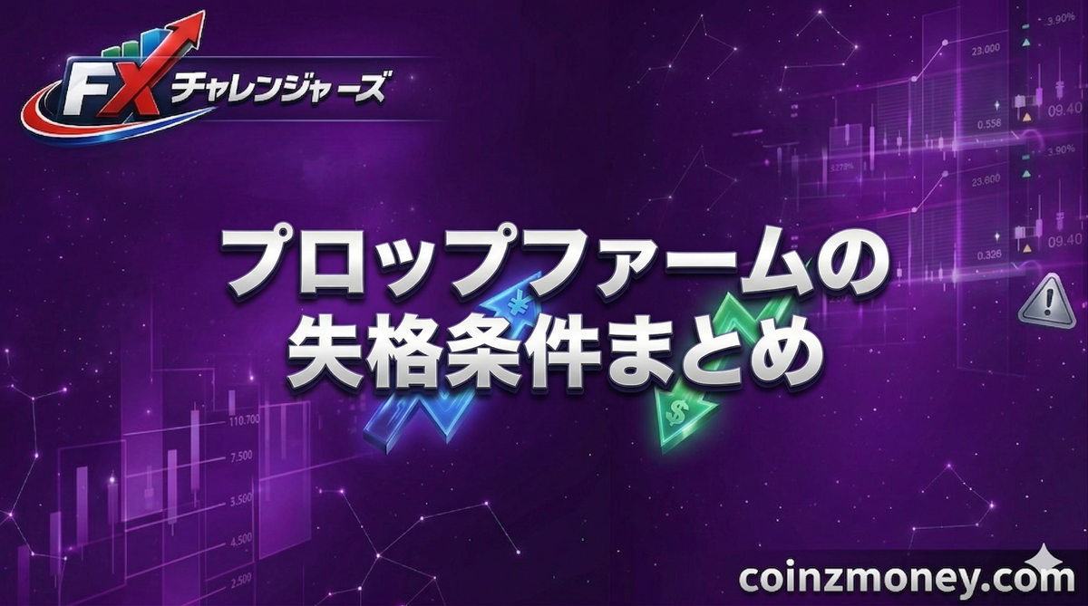 プロップファームの失格条件まとめ