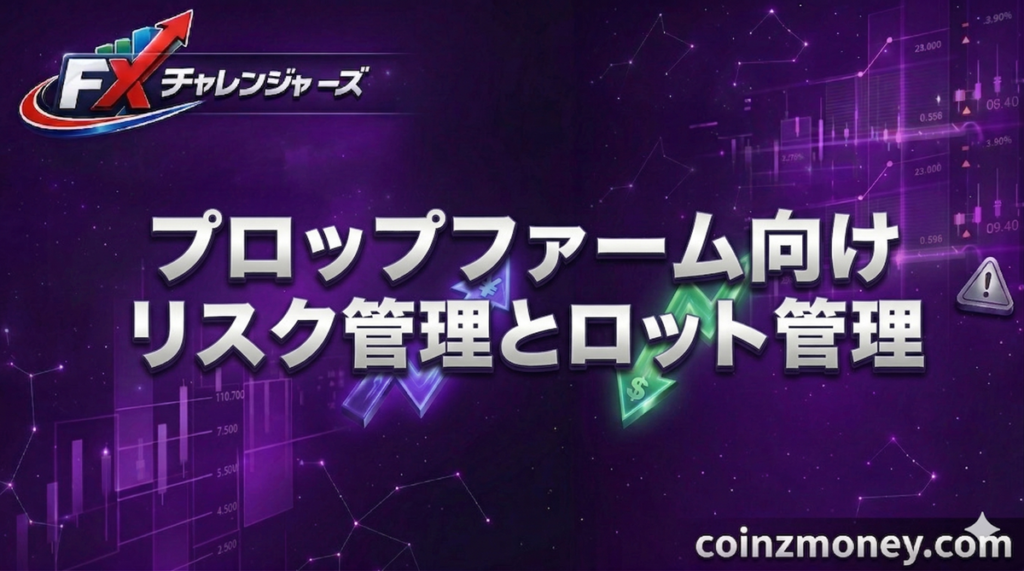 プロップファーム向けリスク管理とロット管理