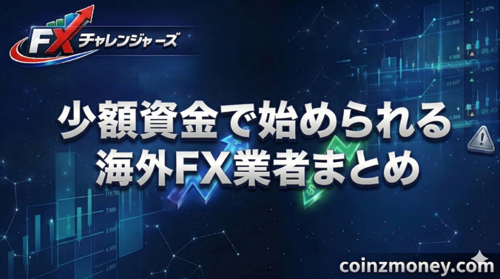 少額資金で始められる海外FX業者まとめ