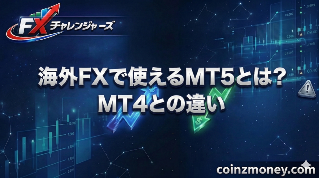 海外FXで使えるMT5とは？MT4との違い