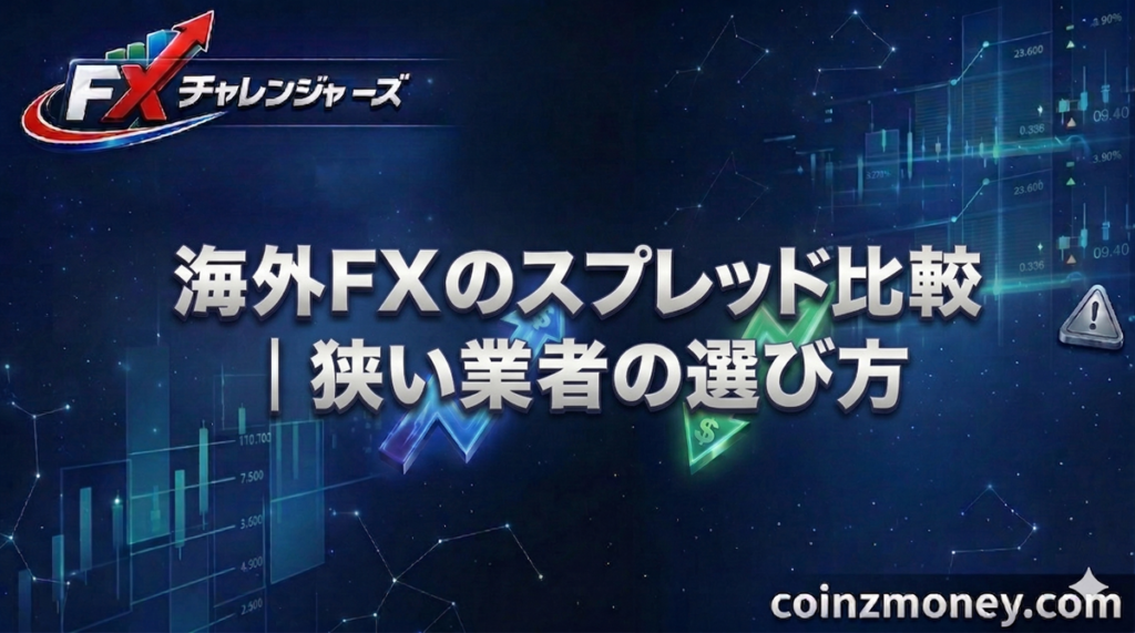 海外FXのスプレッド比較｜狭い業者の選び方