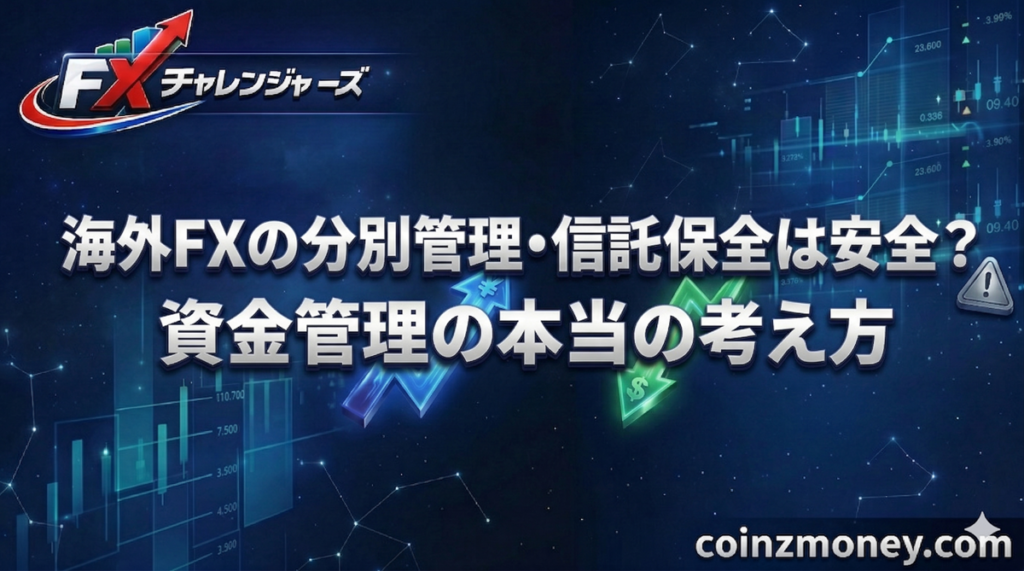 海外FXの分別管理・信託保全は安全？資金管理の本当の考え方