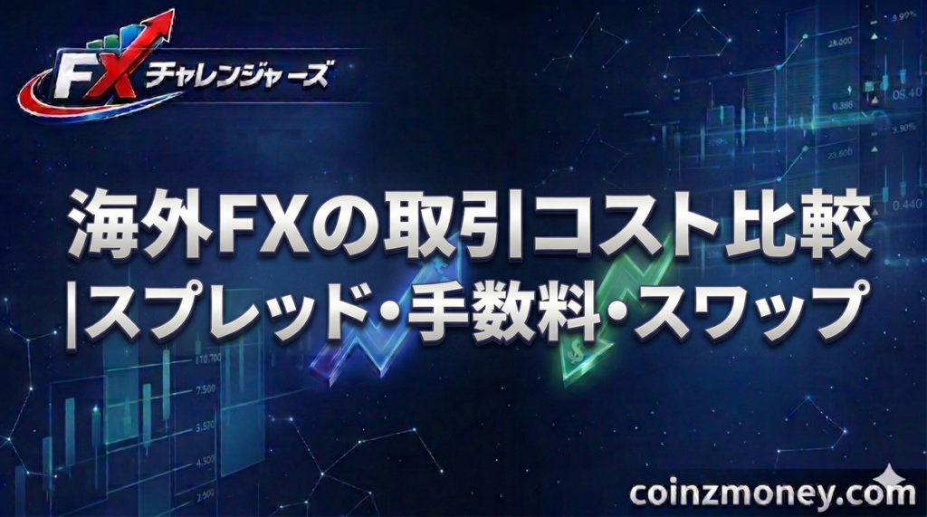 海外FXの取引コスト比較｜スプレッド・手数料・スワップ