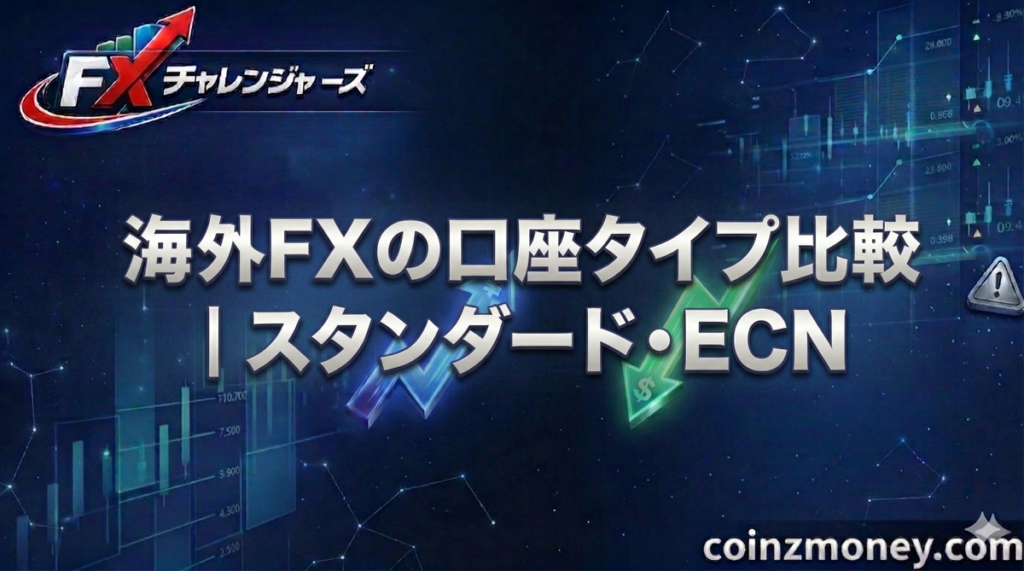 海外FXの口座タイプ比較｜スタンダード・ECN
