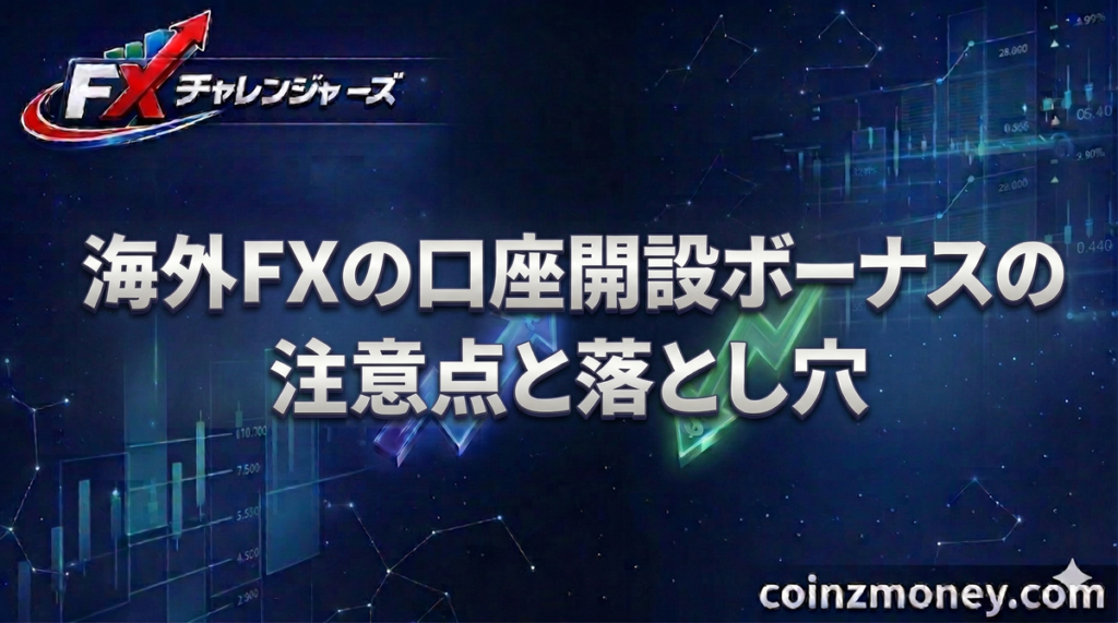 海外FXの口座開設ボーナスの注意点と落とし穴