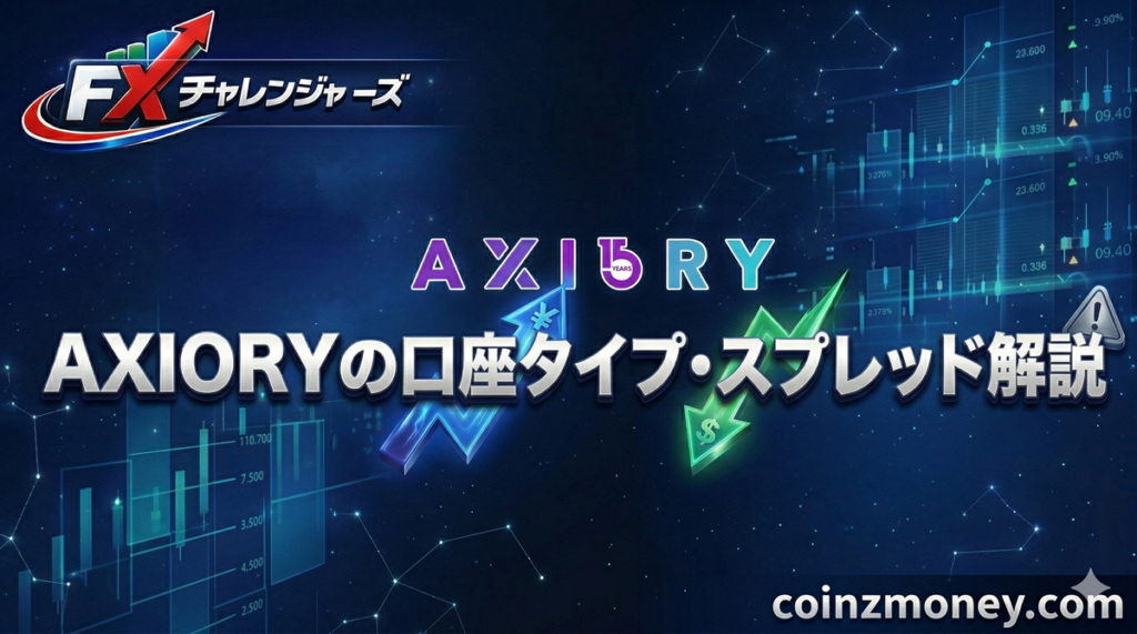 AXIORYの口座タイプ・スプレッド解説