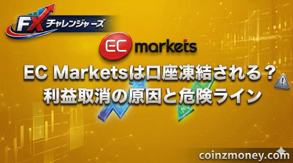 EC Marketsは口座凍結される？利益取消の原因と危険ライン