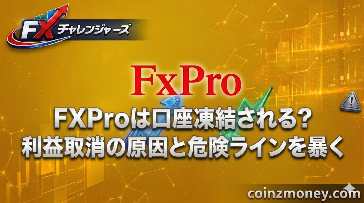FXProは口座凍結される？利益取消の原因と危険ラインを暴く