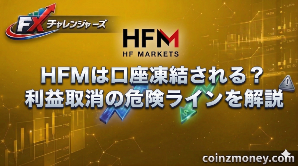 HFMは口座凍結される？利益取消の危険ラインを解説