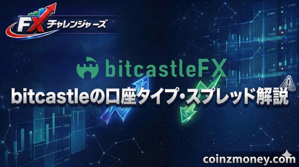 bitcastleの口座タイプ・スプレッド解説