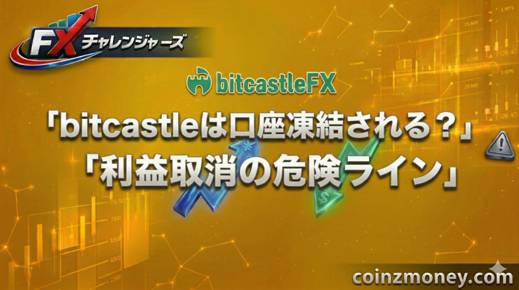 bitcastleは口座凍結される？利益取消の危険ライン