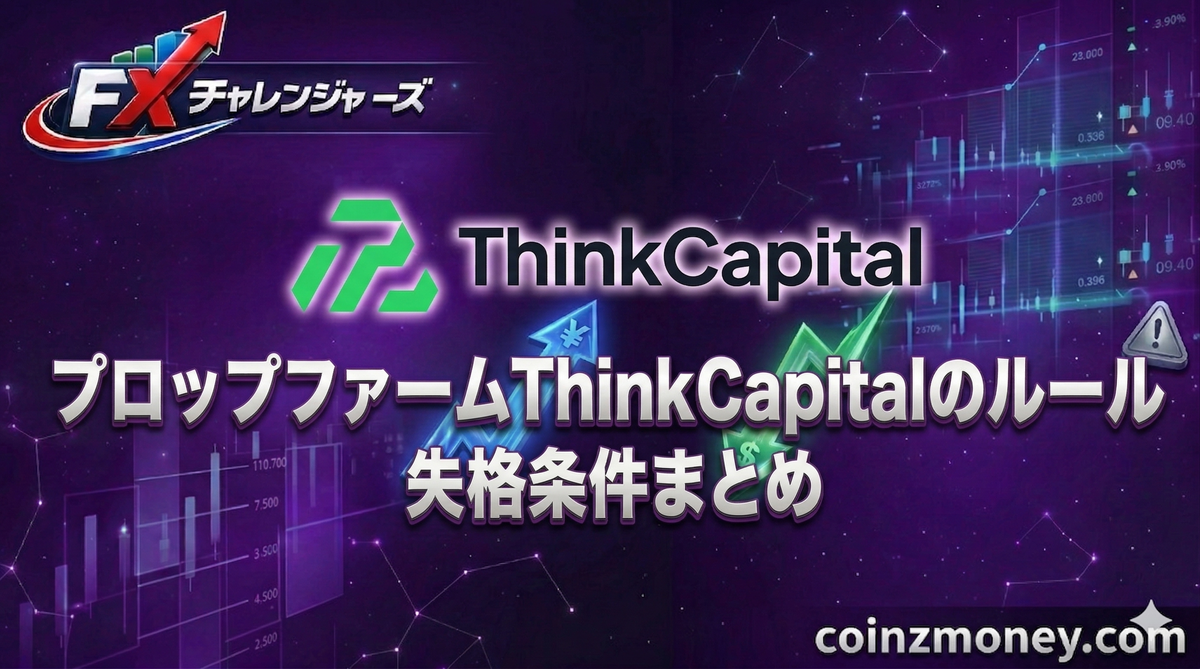 プロップファームThinkCapitalのルール・失格条件まとめ