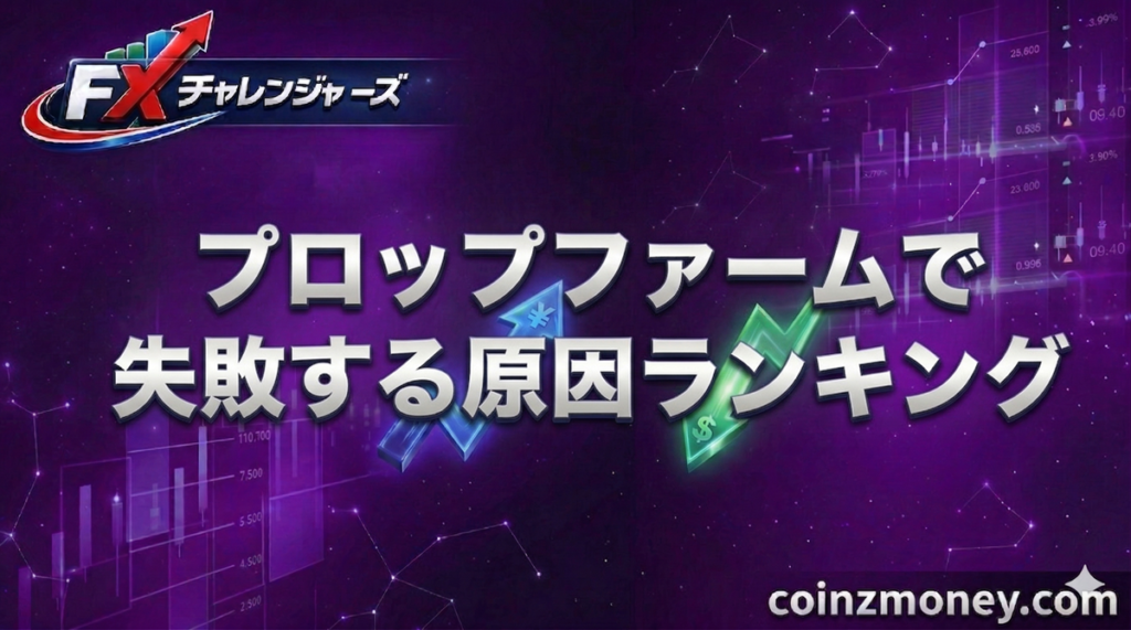 プロップファームで失敗する原因ランキング