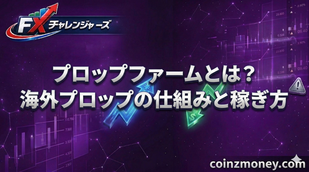 プロップファームとは？海外プロップの仕組みと稼ぎ方