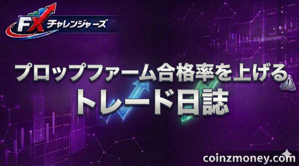 プロップファーム合格率を上げるトレード日誌