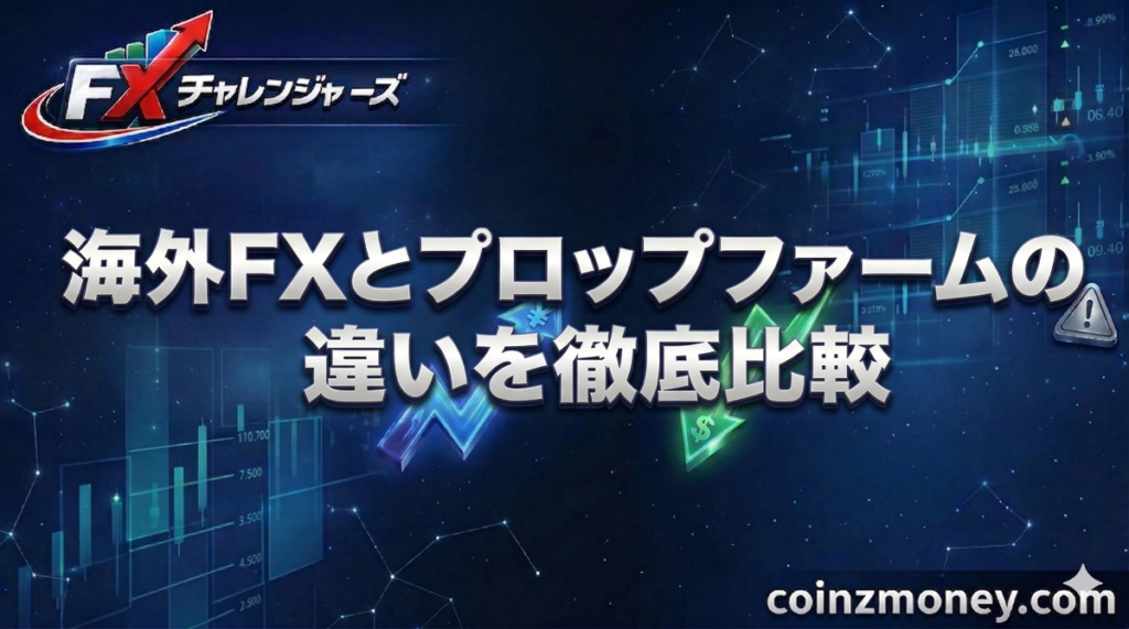 海外FXとプロップファームの違いを徹底比較