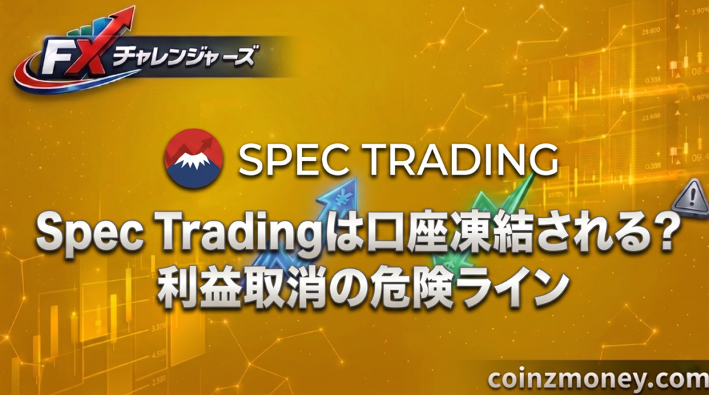 Spec Tradingは口座凍結される？利益取消の危険ライン