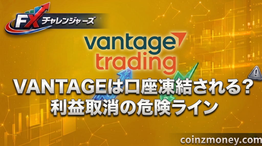 VANTAGEは口座凍結される？利益取消の危険ライン