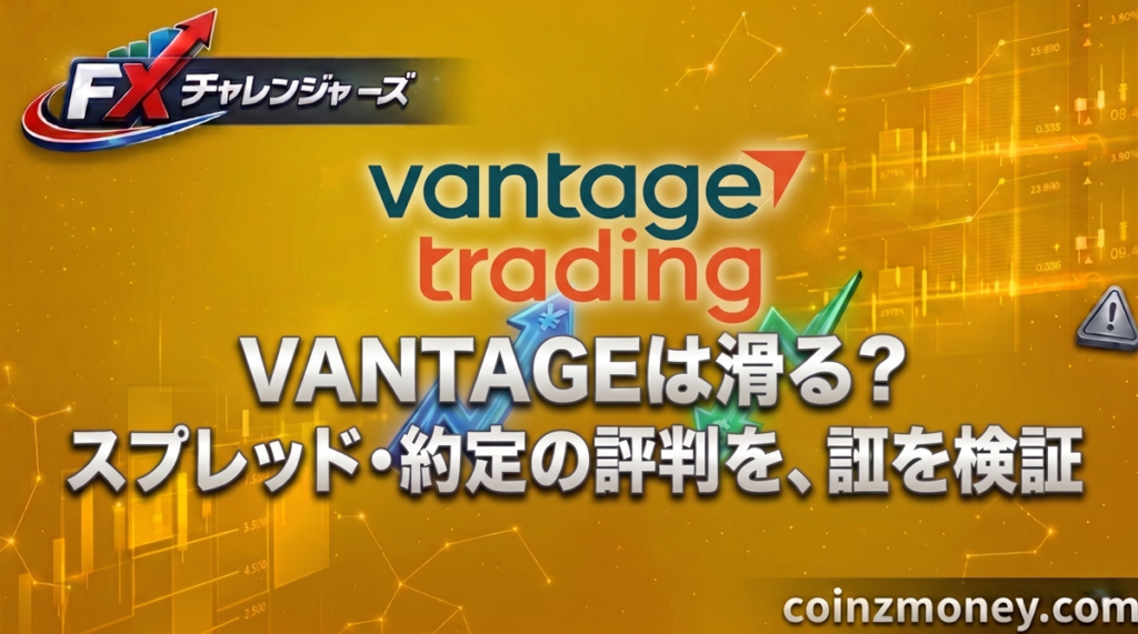 VANTAGEは滑る？スプレッド・約定の評判を検証