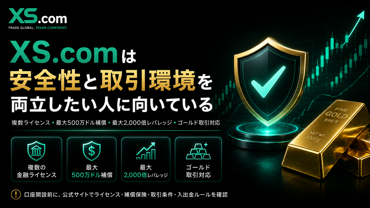 XS.comは安全性と取引環境を両立したい人に向いている